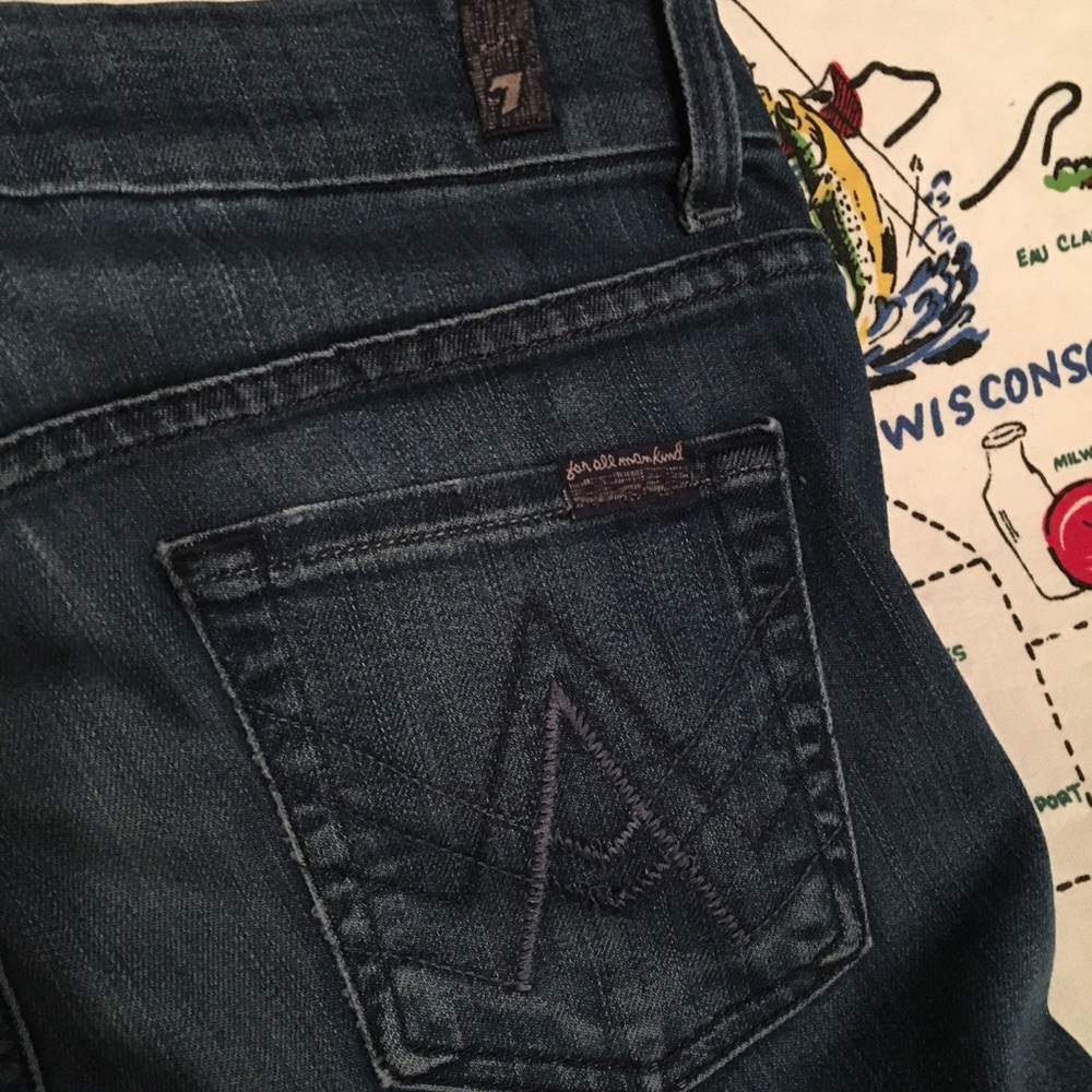 7 for ALL MANKIND 💙 A Pocket Blue Jeans